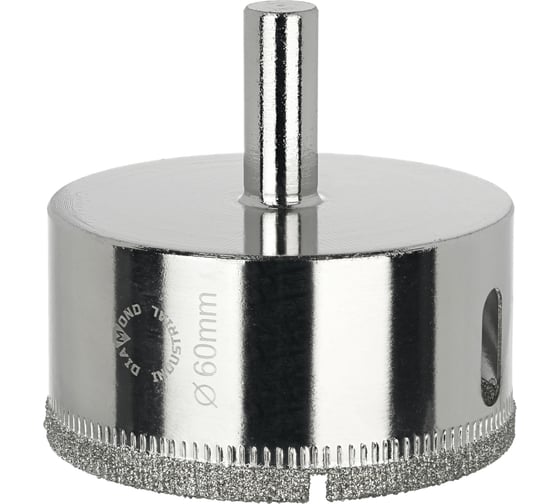 Коронка алмазная по керамике, плитке и стеклу 60 мм Diamond Industrial DIDCBC060