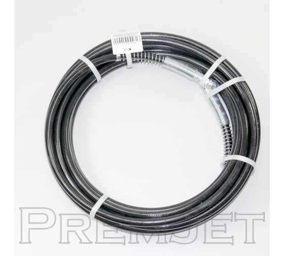 Рукав окрасочный PremJet 1/4 (500bar, NPSM 1/4, черный, 15,0м) 50014150