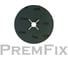 Круг шлифовальный Ceramax Fiber с вырезами P36 (Ø180ммх22мм/фибра) PremFix FD.CSCA.7.36 2