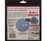 Круг шлифовальный DLT сетка GrandFlex BLUE-NET CERAMIC, d-150мм, P180, 10шт, (керамика) 3034 4