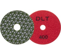 Круг алмазный гибкий шлифовальный DLT №2, d-100мм, зерн.400, для сухой шлифовки АГШК 1165