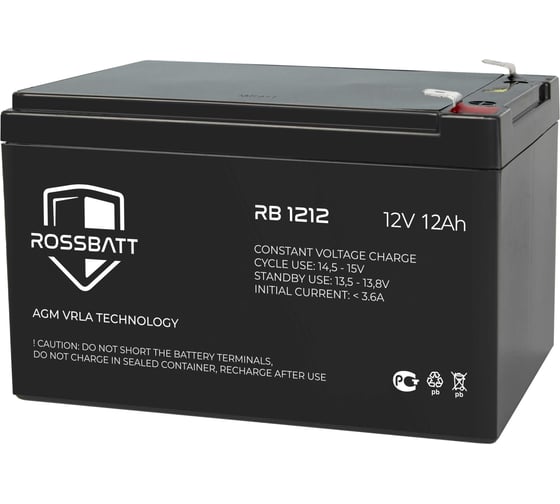 Аккумуляторная батарея Rossbatt RB1212 RB 1212