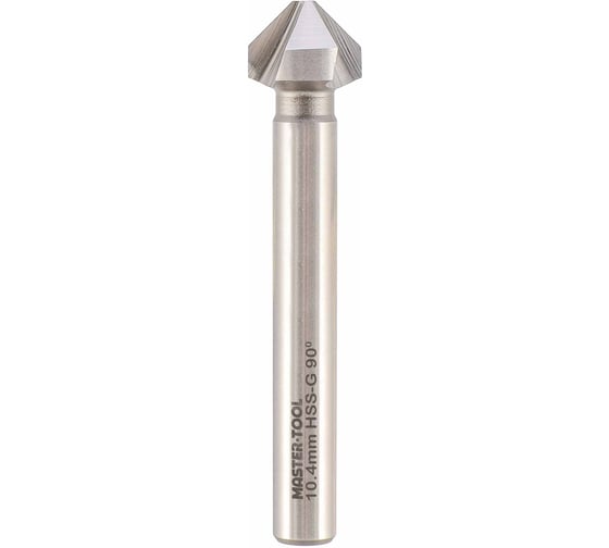 Зенковка MASTER-TOOL 90градусов 10.4мм HSS-G 3z DIN335C L50мм 1060101010039