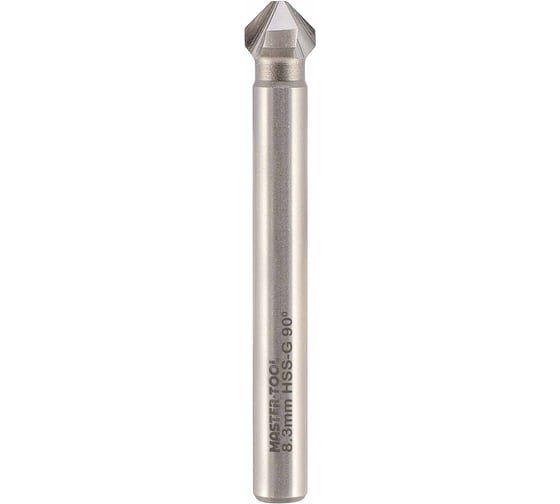 Зенковка MASTER-TOOL 90градусов 8.3мм HSS-G 3z DIN335C L50мм 1060101010036