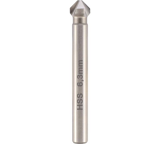 Зенковка MASTER-TOOL 90градусов 6.3мм HSS-G 3z DIN335C L45мм 102107PRO