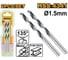 Сверло по металлу INGCO HSS4341 1.5 мм 2 шт INDUSTRIAL DBT1200154 2