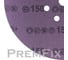Круг шлифовальный Ceramic 775 Velcro P150 (Ø225мм/9 отв), упак. 25 шт. PremFix PF77599H150 6