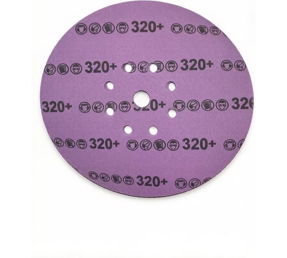 Круг шлифовальный Ceramic 775 Velcro PremFix P320 Binic Abrasive (Ø225мм/9 отв), упак. 25 шт. PF77599H320 1