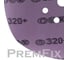 Круг шлифовальный Ceramic 775 Velcro P320 (Ø225мм/9 отв), упак. 25 шт. PremFix PF77599H320 4