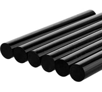 Стержни для клеевого пистолета универсальные черные, 11 мм x 100 мм, 6 штук, TDM ELECTRIC «Алмаз» SQ1024-0512