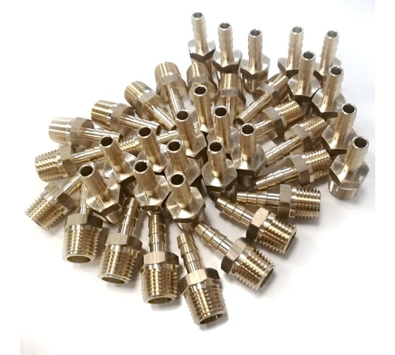 Штуцер пневмо 1/4" НР - 6 мм, 250 шт HG 1642497