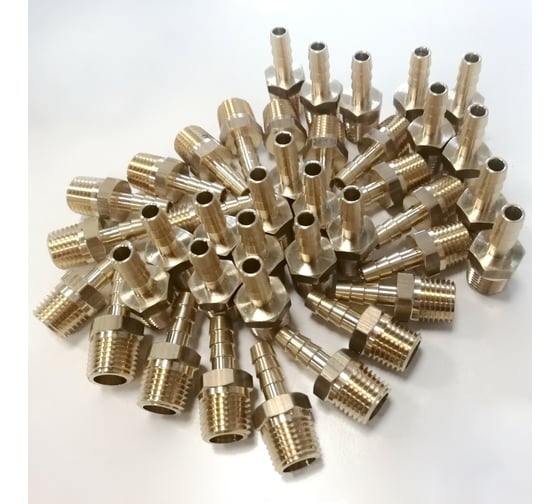 Штуцер пневмо 1/2" НР - 8 мм, 100 шт HG 1642435