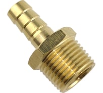Штуцер латунный пневмо 1/2" НР - 10 мм, 100 шт HG 1641568