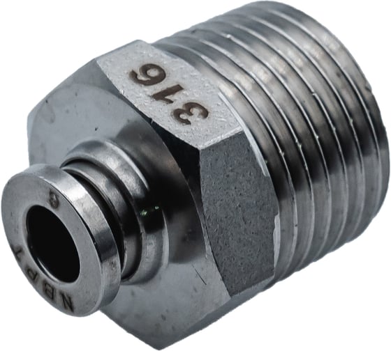 Фитинг прямой с нар. резьбой NBPT SSC 06-1/2 (04) (нерж. 316) Набор арт. 86215