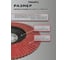 Круг лепестковый торцевой тип Т29 PremFix Ceramic P80 Binic Abrasive (Ø125ммх22мм), 10 шт 3125515308 4