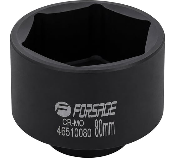Головка ударная глубокая Forsage 3/4, 80мм (6гр.) F-46510080(66249)