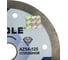 Диск алмазный сплошной SKOLE (AZ54) 125х22.23/20х1.2мм H=10mm AZ54-125 3