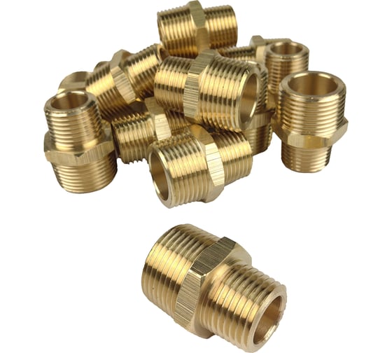 Ниппель переходной пневмо 3/4" НР х 1/2" НР, 60 шт HG 1641735