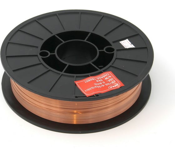 Омедненная проволока ER70S-6 0.6 мм, 5 кг Deka P-0506