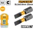Ударная бита SL5х25 мм 2 шт (400/800) INDUSTRIAL INGCO упак SDBIM71SL525 2