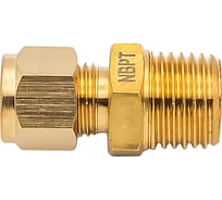 Фитинг латунный компрессионный NBPT KIM04-02 арт. -1шт 75597