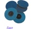 Быстросъёмный шлифовальный круг 75мм P80 ZXF- ZK-ZIRCONIA TopSize -VSM ZK744X (5шт/упак), Toyev 101386 1