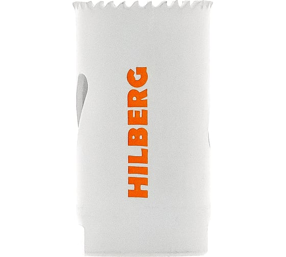 Коронка биметаллическая по металлу HILBERG 27мм, мелкий зуб, Hilberg Bi-Metal Cobalt 8% (М42) CMS027