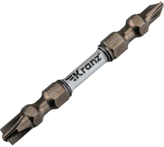 Бита для шуруповерта KRANZ PH/SL1 x PH/SL2х65 мм 2 шт KR-92-0451-1