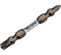 Бита для шуруповерта KRANZ PZ/FL1 x PZ/FL2х65 мм 2 шт KR-92-0451-2