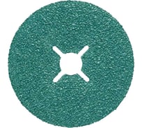 Круг фибровый ABRAMET ЦИРКОН +, D125мм, Р36, 50 шт ABRM50-FBR-ZRTS-125-36