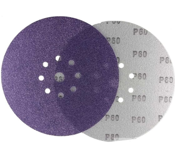 Круг шлифовальный PremFix Ceramic 775 Velcro P60 Binic Abrasive (Ø225мм/9 отв), 25 шт PF77599H60 1