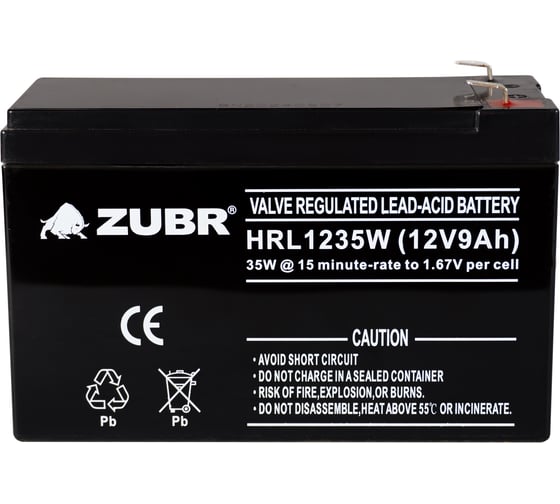 Аккумуляторная батарея ZUBR HRL 12-35W, Вьетнам HRL12-35W(ZUBR)