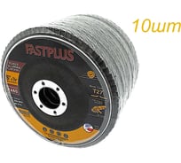Круг лепестковый торцевой BINIC КЛТ1 FASTPLUS 125x22мм P60 Aox плоский 10шт 101573