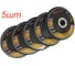 Круг лепестковый торцевой BINIC КЛТ1 FASTPLUS 125x22мм P40 AOx плоский 5шт 101574 5