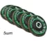 Круг лепестковый торцевой BINIC КЛТ2 FASTPLUS 125x22мм P40 Zc конический 10шт 101577 7