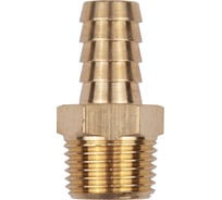 Разъем 1/2" внешняя резьба - елочка 14 мм, латунь AV Steel AV-700318