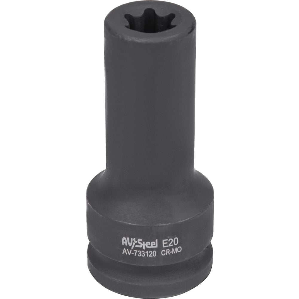 Головка ударная удлиненная (E20; 3/4") AV Steel AV-733120 - выгодная ...