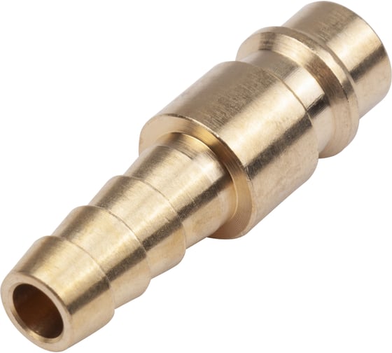 Разъем 1/4" EURO папа - елочка 8 мм, латунь AV Steel AV-700321