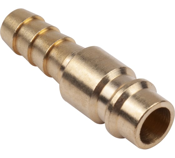 Разъем 1/4" EURO папа - елочка 8 мм, латунь AV Steel AV-700321