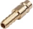 Разъем 1/4" EURO папа - елочка 8 мм, латунь AV Steel AV-700321 2
