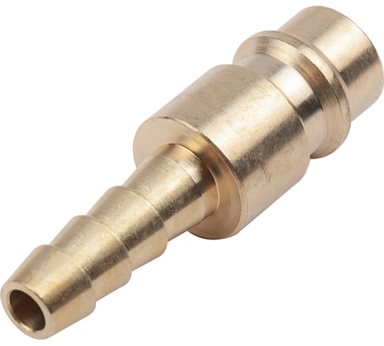 Разъем 1/4" EURO папа - елочка 6 мм, латунь AV Steel AV-700320