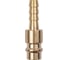Разъем 1/4" EURO папа - елочка 6 мм, латунь AV Steel AV-700320 1