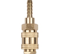 Разъем EURO мама 1/4" - елочка 8 мм, латунь AV Steel AV-700326