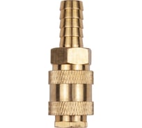 Разъем EURO мама 1/4" - елочка 12 мм, латунь AV Steel AV-700328