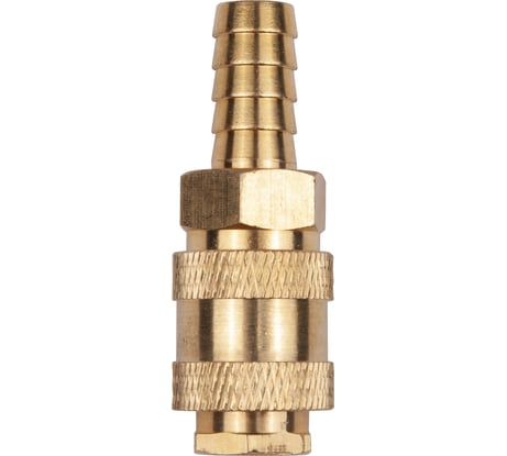 Разъем EURO мама 1/4" - елочка 12 мм, латунь AV Steel AV-700328