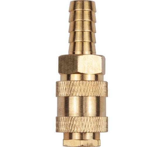 Разъем EURO мама 1/4" - елочка 12 мм, латунь AV Steel AV-700328