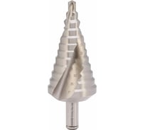 Сверло ступенчатое спиральное MASTER-TOOL 6-38мм HSSE-Co5 12ступ. L100мм 101053EPRO