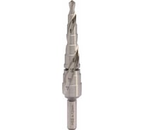 Сверло ступенчатое спиральное MASTER-TOOL 4-12мм HSS-G 9ступ. L80мм 101050-9PRO