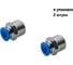Фитинг пневматический NBPT PC 12-03-G 2шт 79601 1