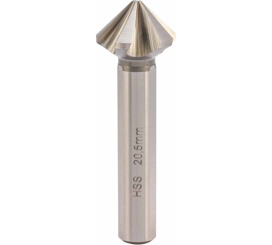 Зенковка MASTER-TOOL 90гр. 20.5мм HSS-G 5z DIN335C L63мм 102881PRO